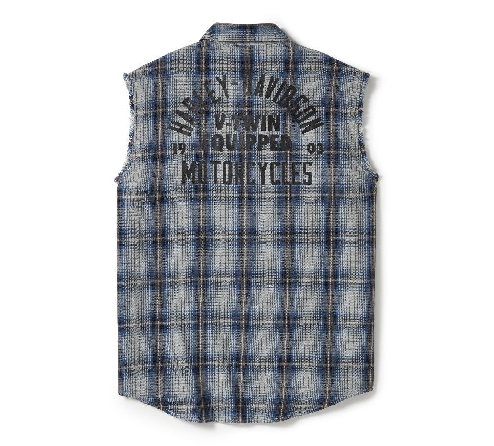 Harley Men's V-Twin Equipped Plaid Blowout