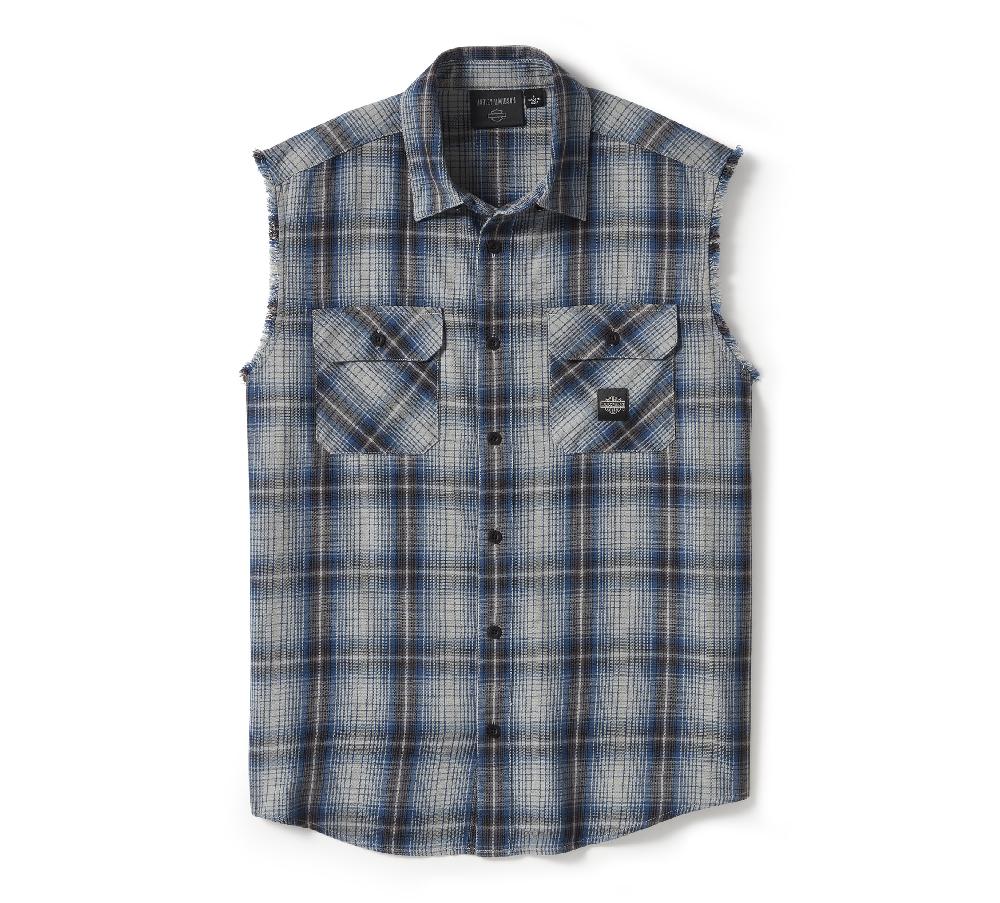 harley Men's V-Twin Equipped Plaid Blowout