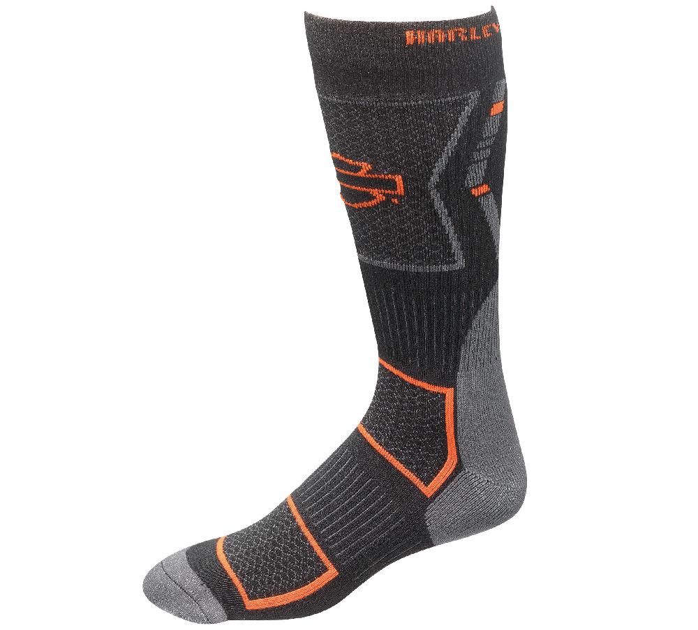 Harley Men's Vented Riding COOLMAX Mid Calf Sock