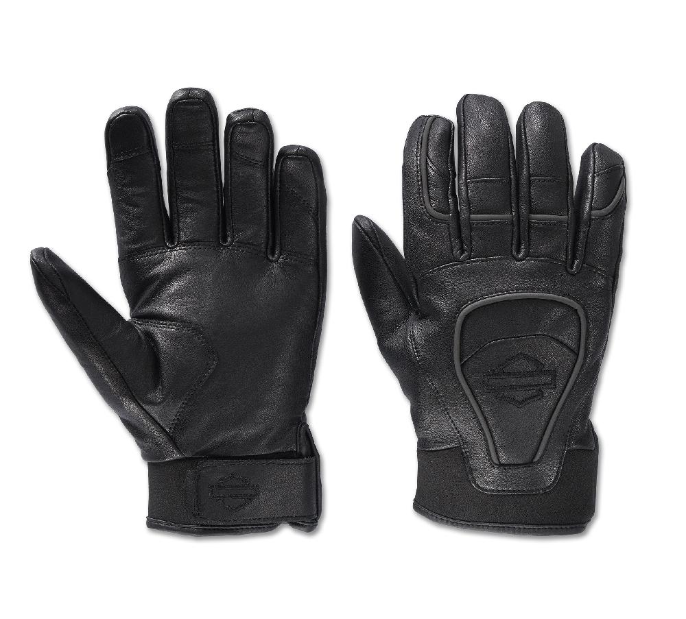 harley Men's Waterproof Ovation Leather Gloves
