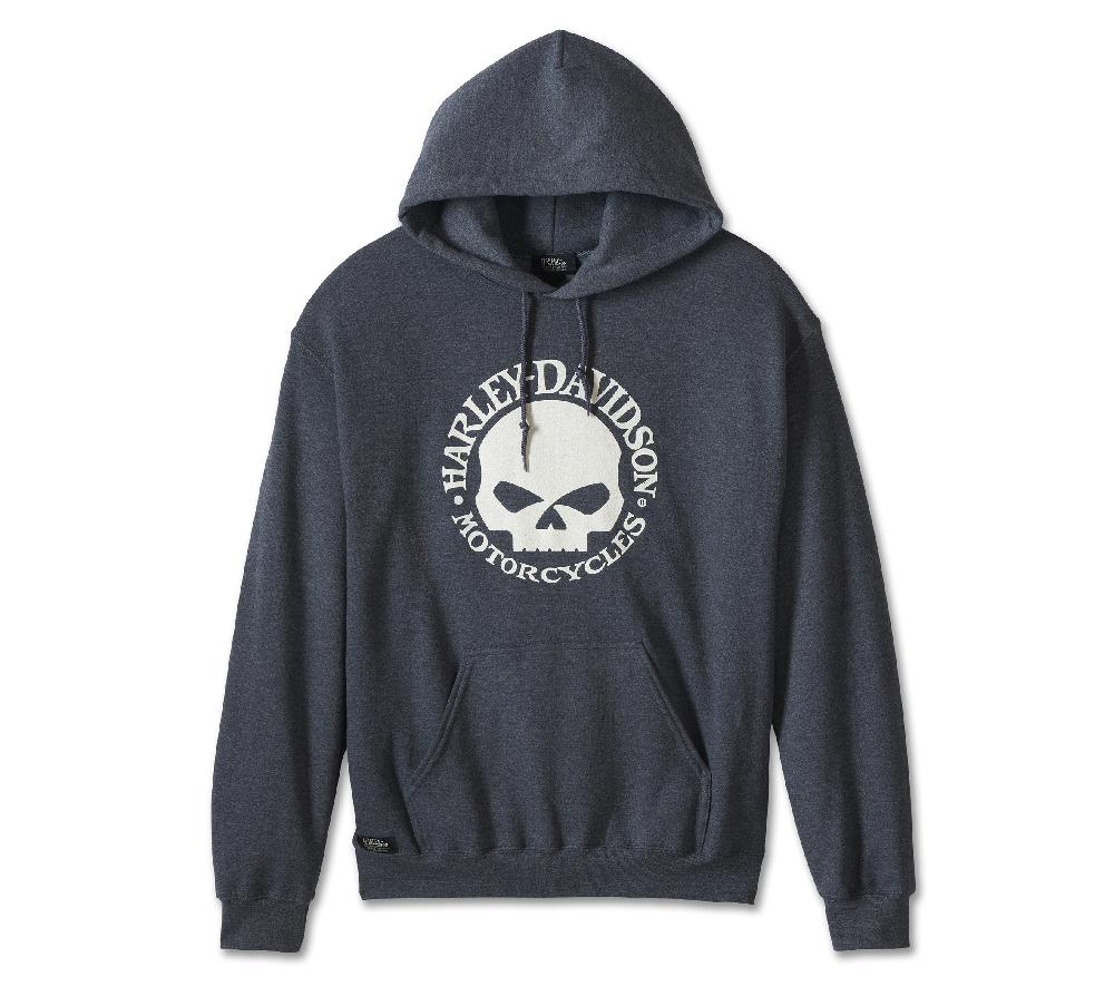 harley Men's Willie G. Skull Midweight Hoodie