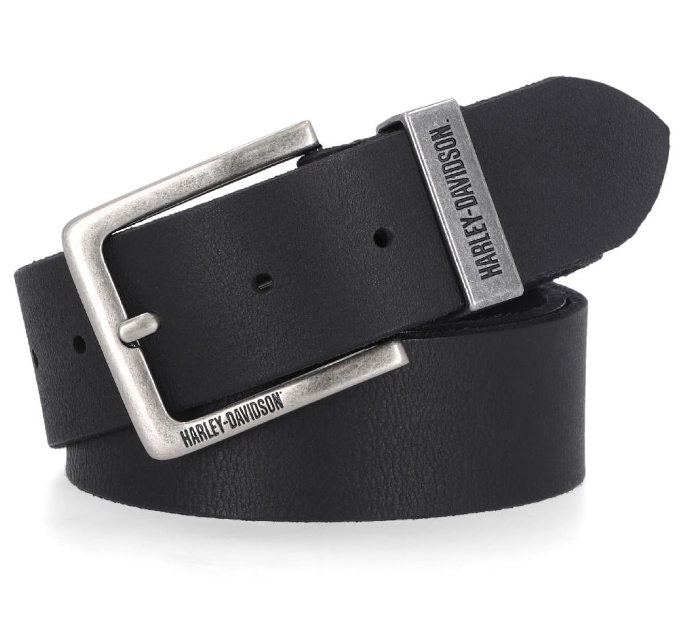 harley Metal Keeper Belt in Black