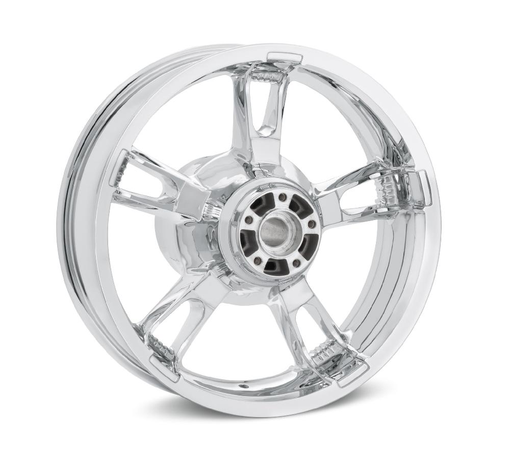 harley Mirror Chrome Enforcer 16 in. Rear Wheel