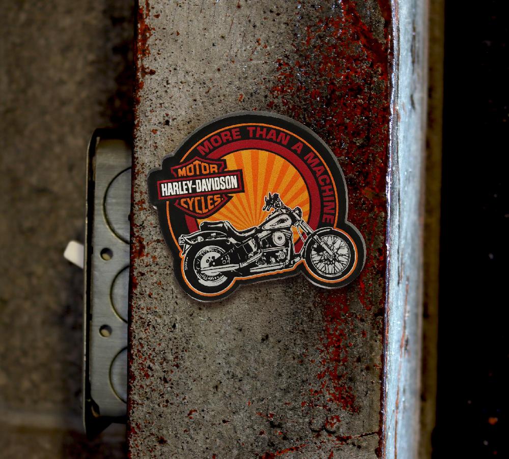 harley More than a Machine Acrylic Magnet