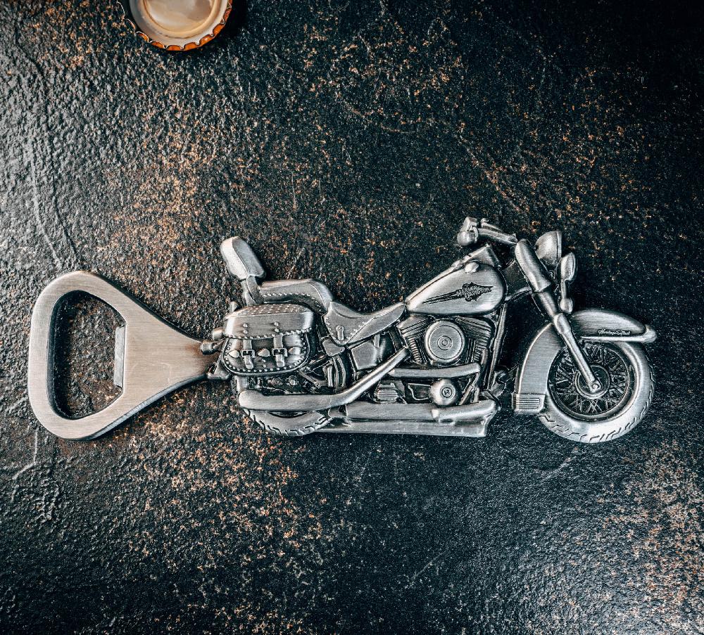 Harley Motorcycle Metal Bottle Opener