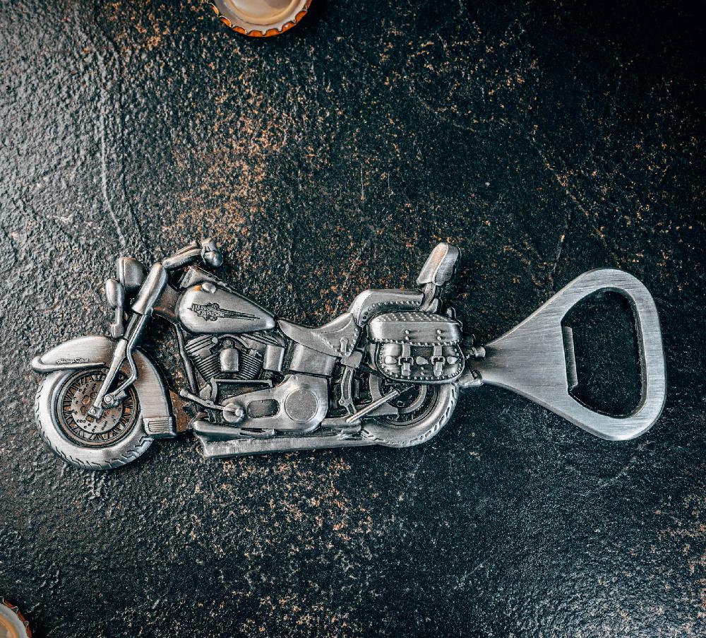 Harley Motorcycle Metal Bottle Opener