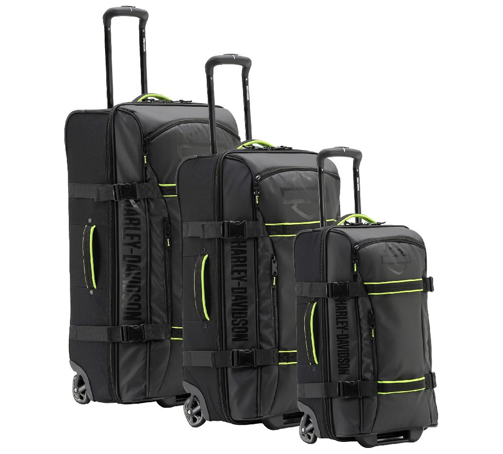 harley Nomad 3 piece Wheeling Travel Bag Set