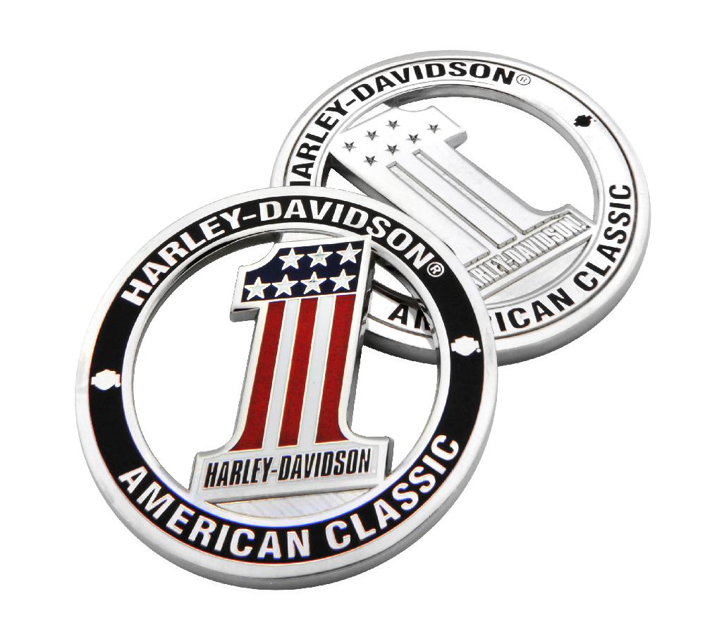 harley Number One Cutout Coin
