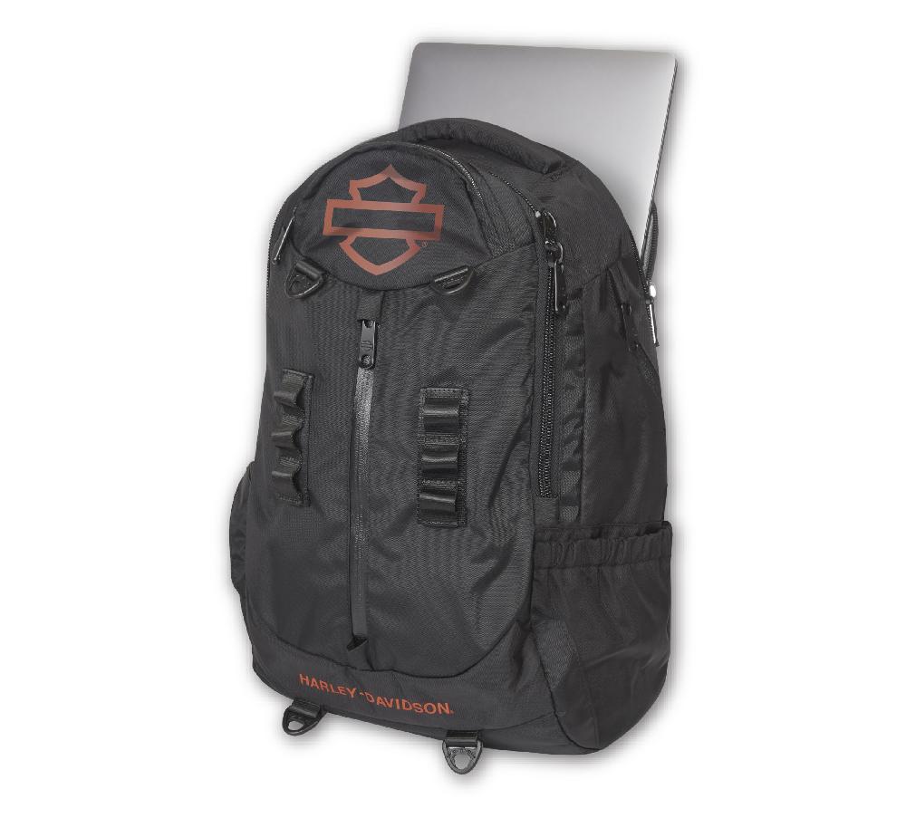 Harley Oil Slick Backpack In Black