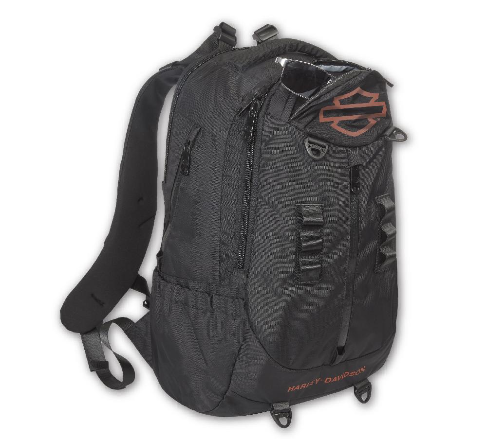Harley Oil Slick Backpack In Black