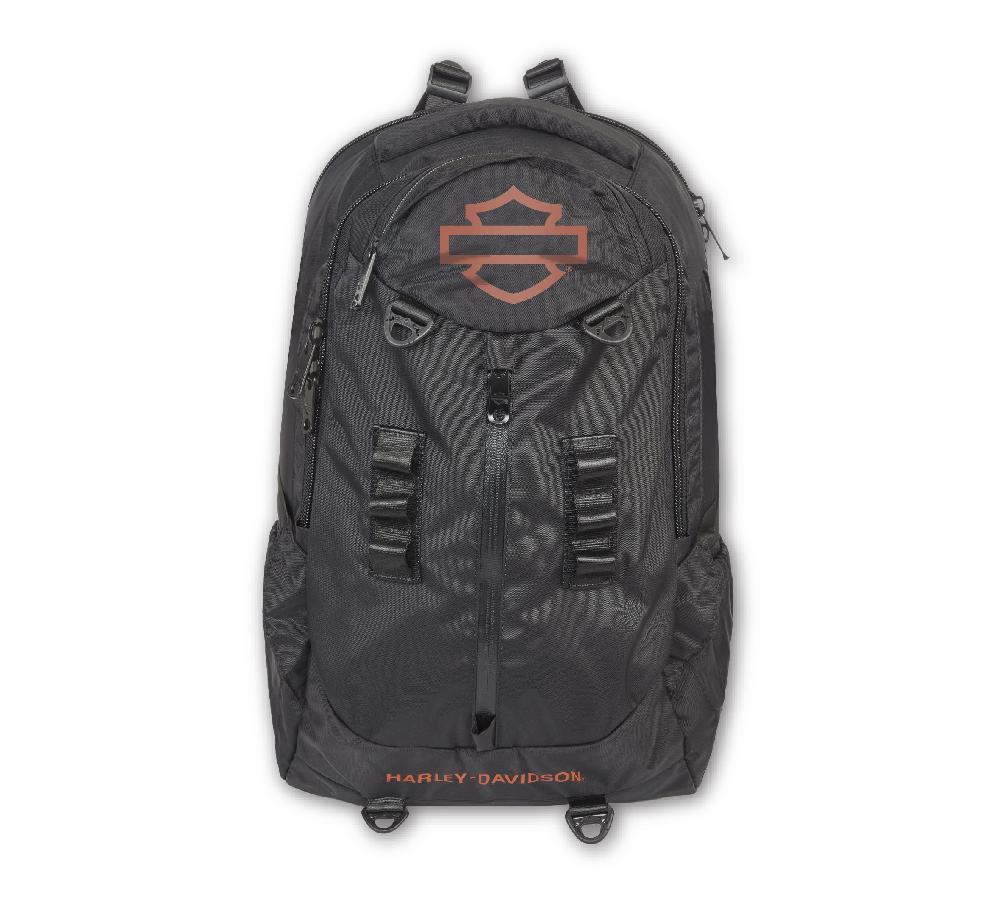 harley Oil Slick Backpack in Black