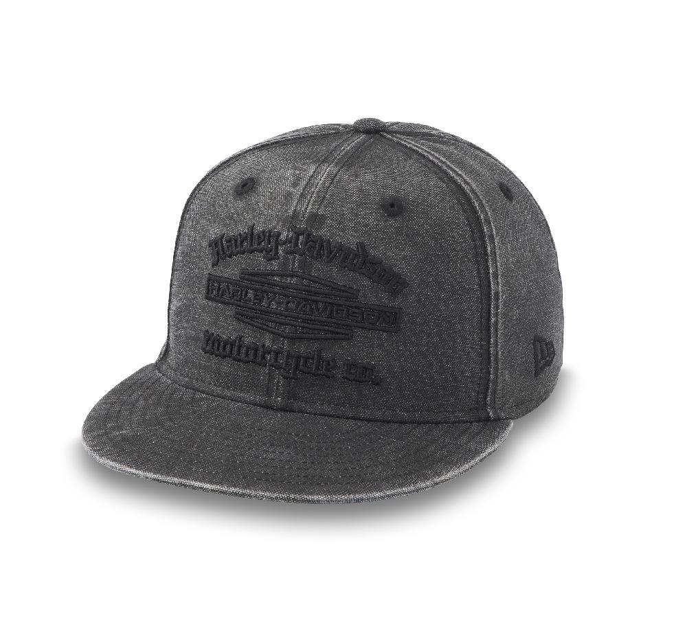 harley Old English Stacked Bar & Shield 59FIFTY Cap