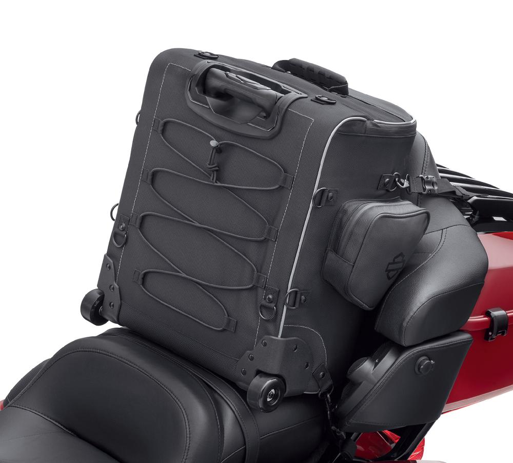 Harley Onyx Premium Luggage Backseat Roller Bag