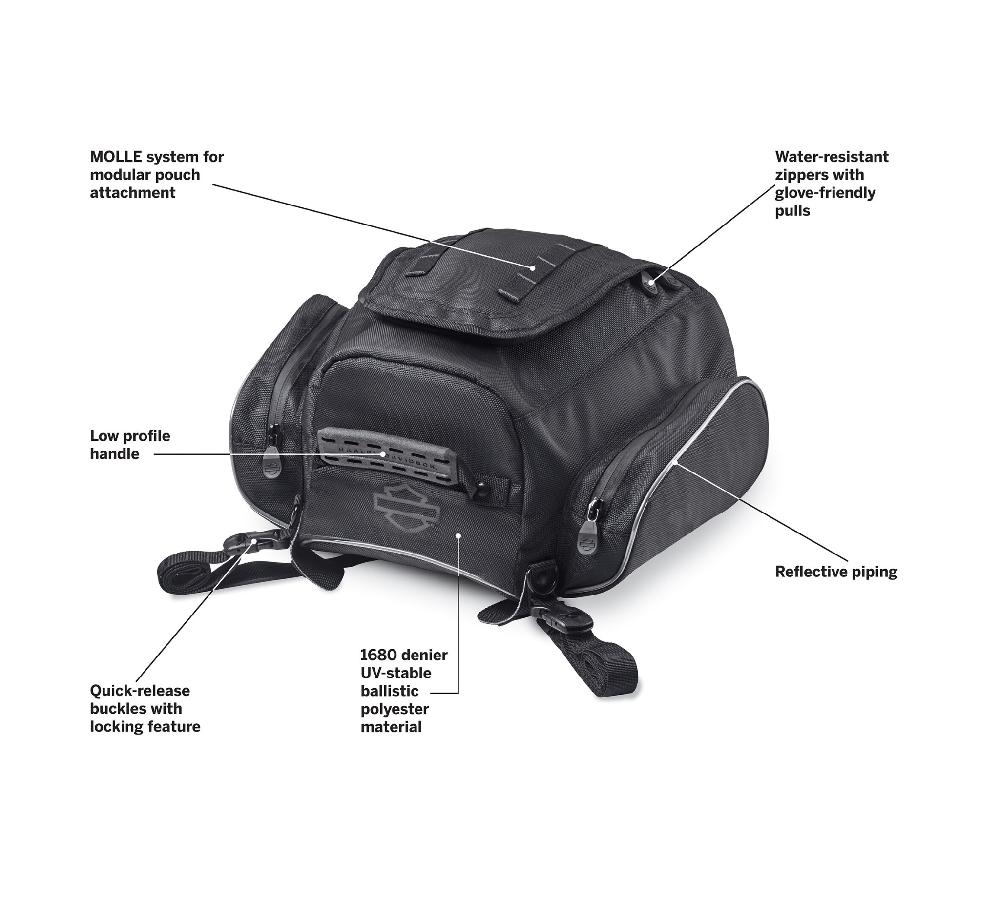 Harley Onyx Premium Luggage Tail Bag