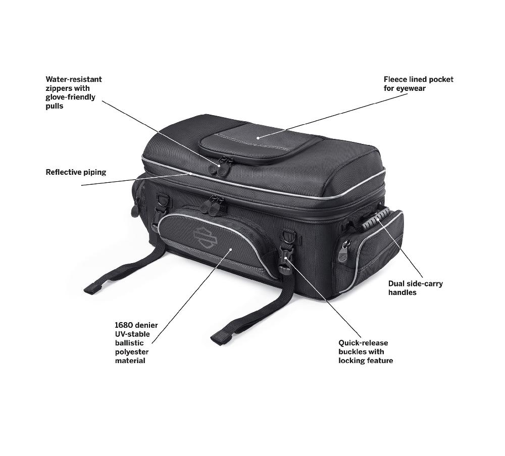Harley Onyx Premium Luggage Tour-Pak Rack Bag