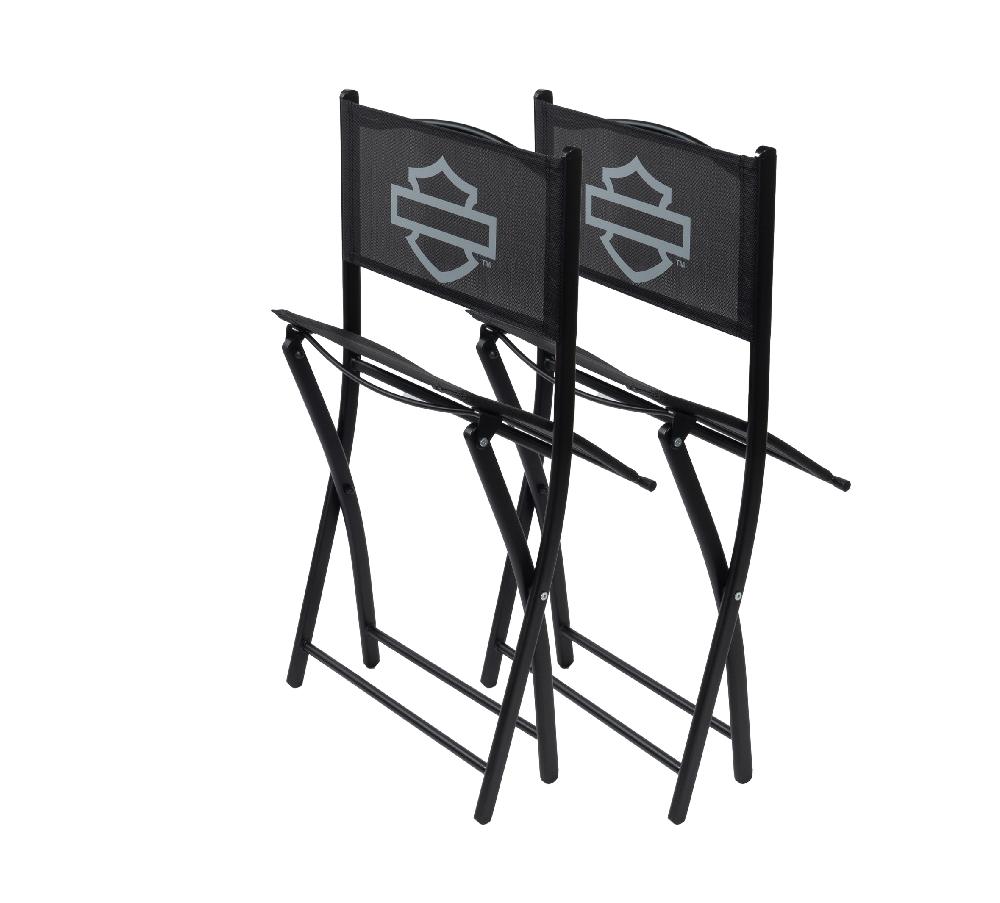 Harley Open Bar & Shield Bistro Chair Set Of 2