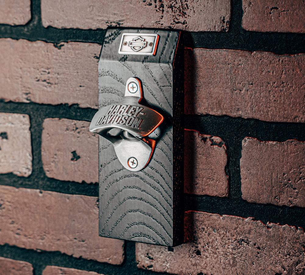 Harley Open Bar & Shield Bottle Opener