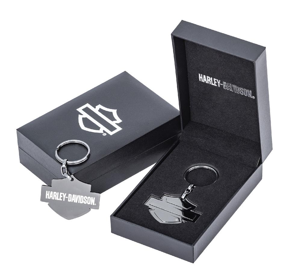 Harley Open Bar & Shield Key Chain In Gift Box