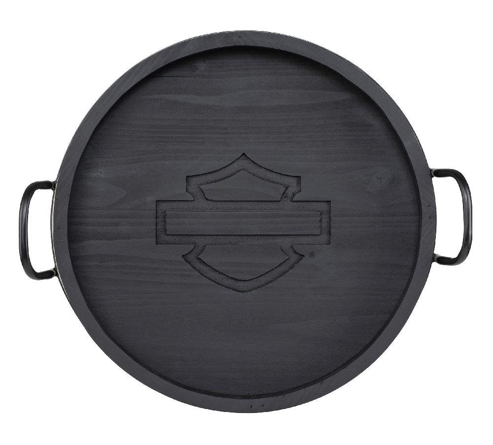 Harley Open Bar & Shield Serving Tray