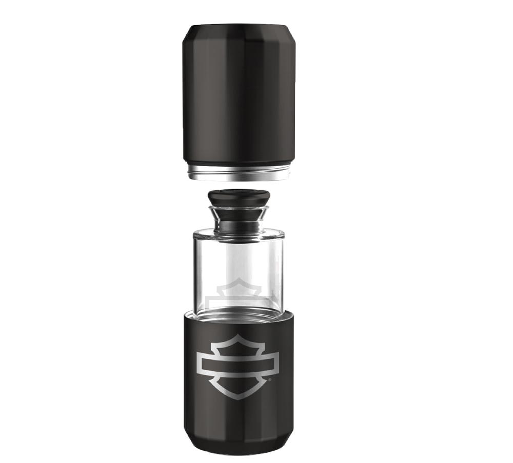 Harley Open Bar & Shield Travel Decanter