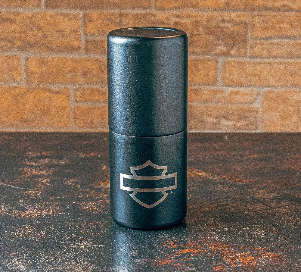 Harley Open Bar & Shield Travel Decanter