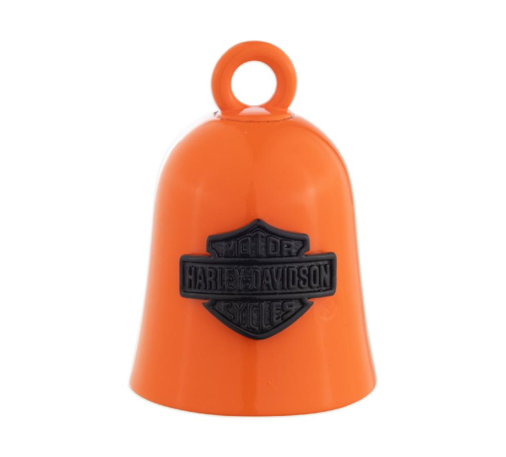 Harley Orange Bar And Shield Logo Ride Bell