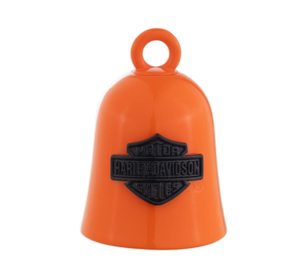 Harley Orange Bar And Shield Logo Ride Bell