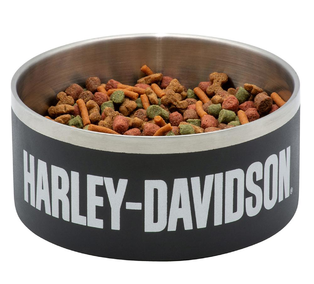 Harley Pet Bowl In Black