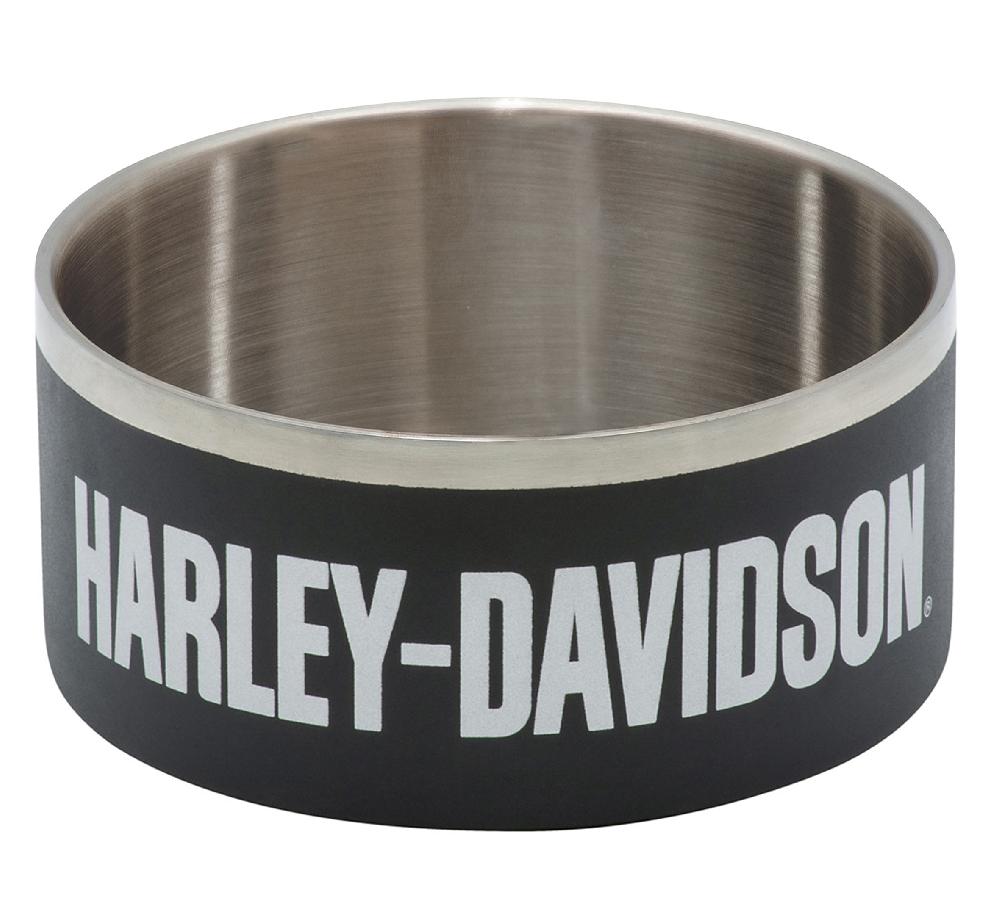 harley Pet Bowl in Black