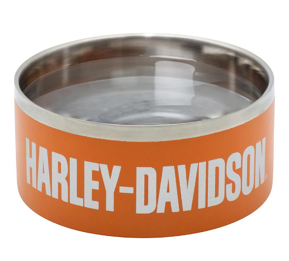 Harley Pet Bowl In Orange
