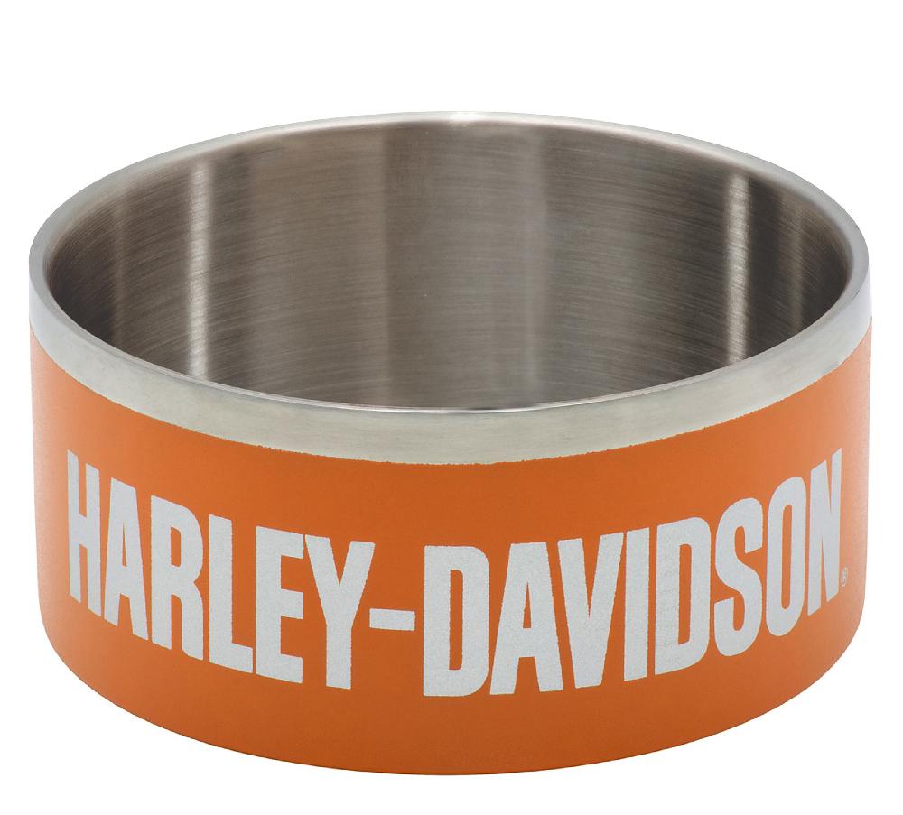 Harley Pet Bowl In Orange