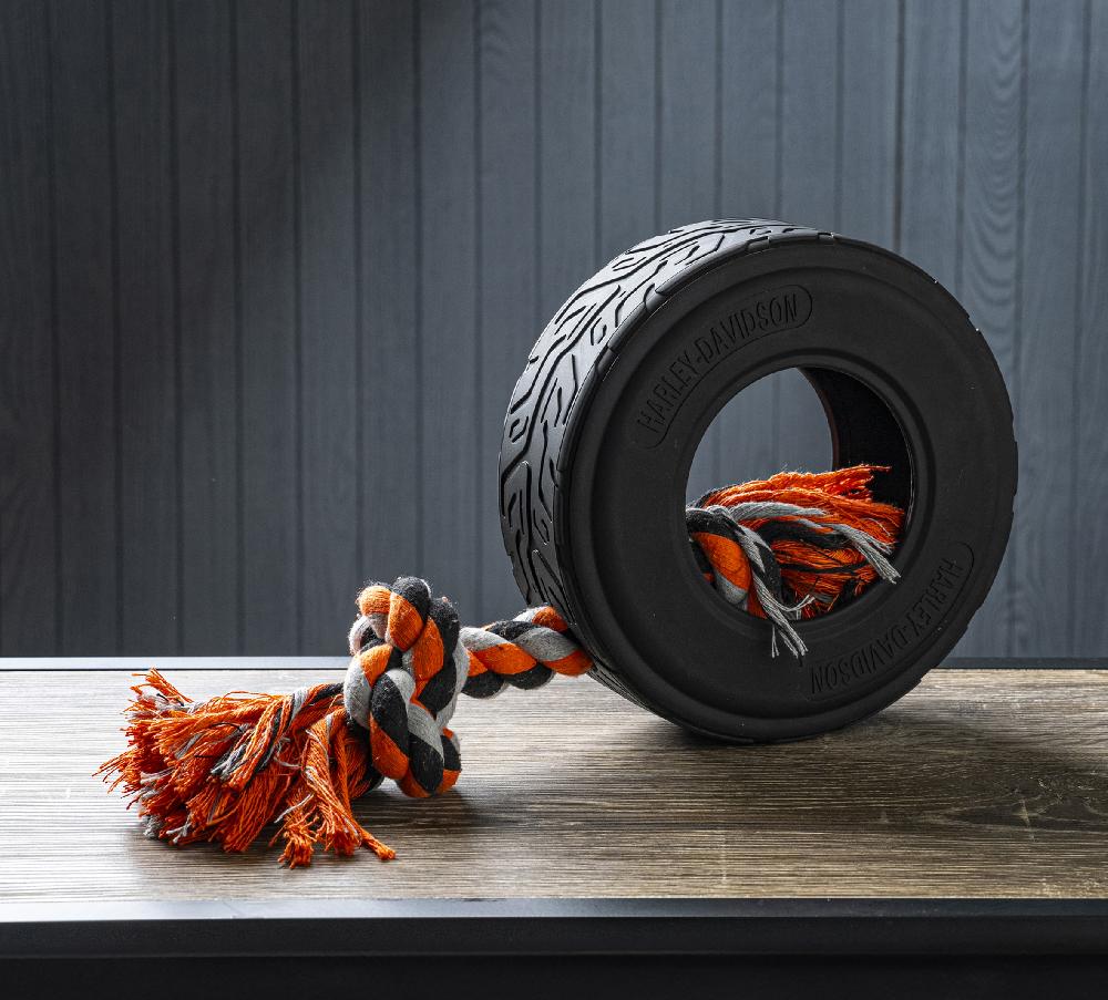 Harley Pet Tire & Rope Toy
