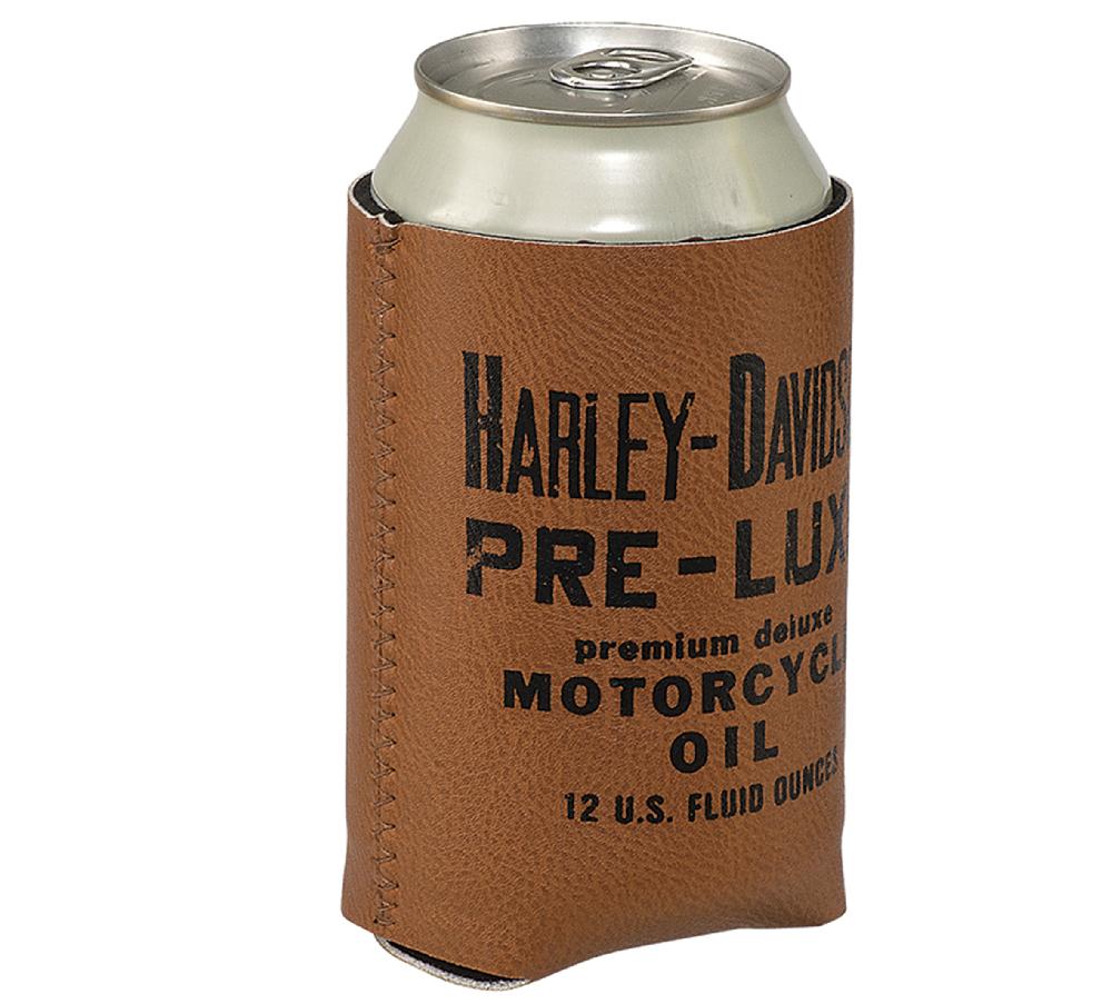 Harley Pre-Lux Leatherette Can Cooler