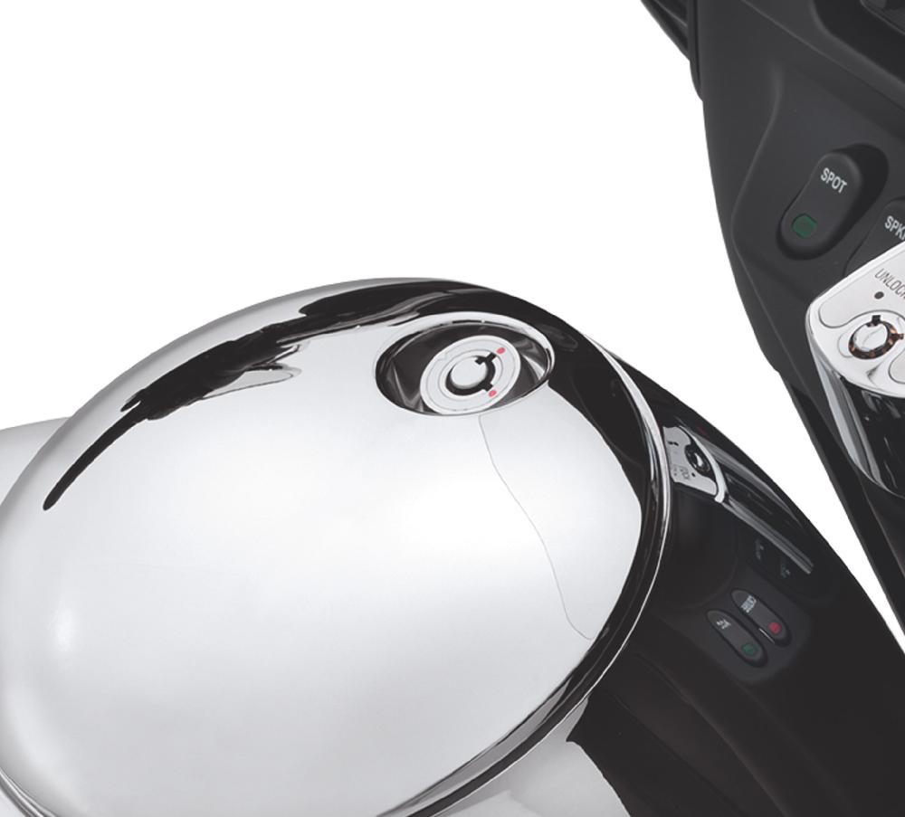 Harley Push-Button Fuel Tank Console Door Release
