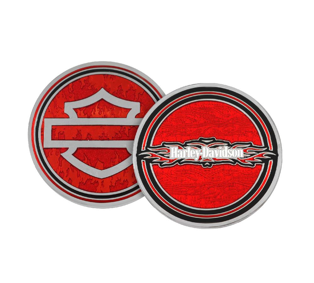 Harley Red Flame Coin