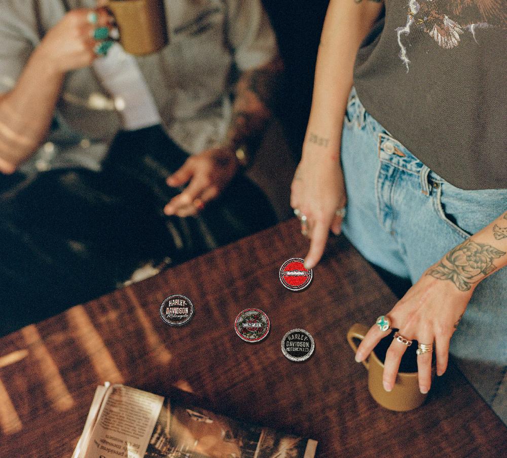 Harley Red Flame Coin