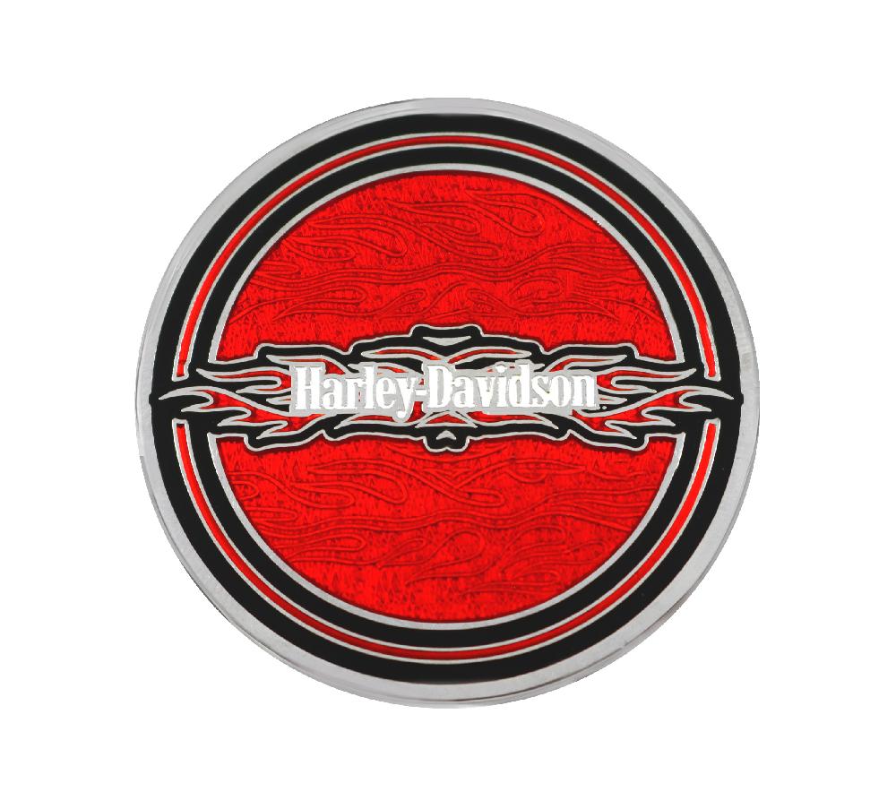 harley Red Flame Coin