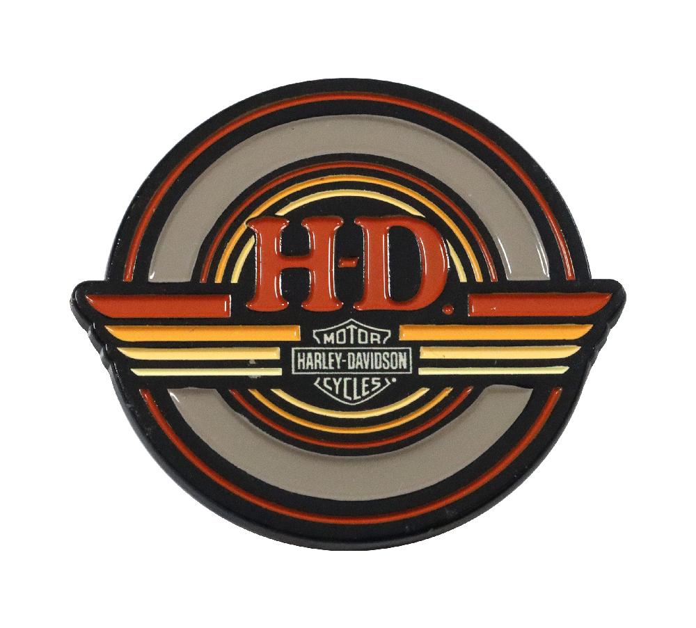 Harley Retro Stripes Coin