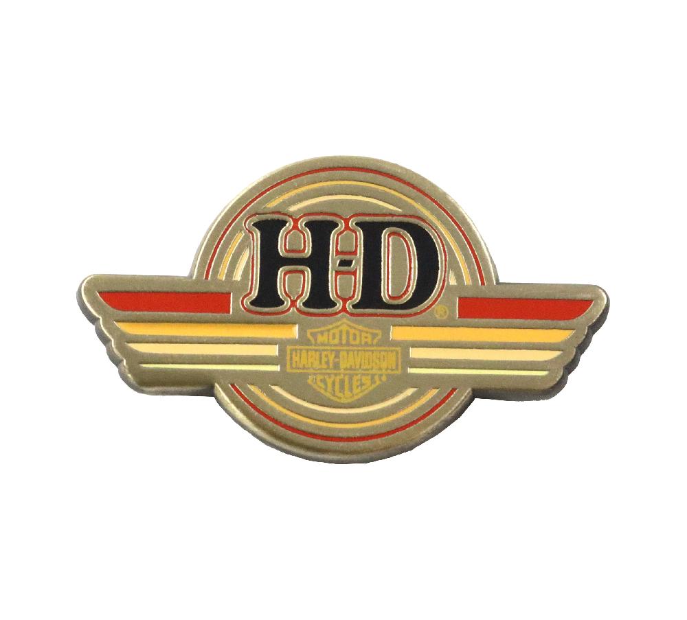 harley Retro Stripes Pin
