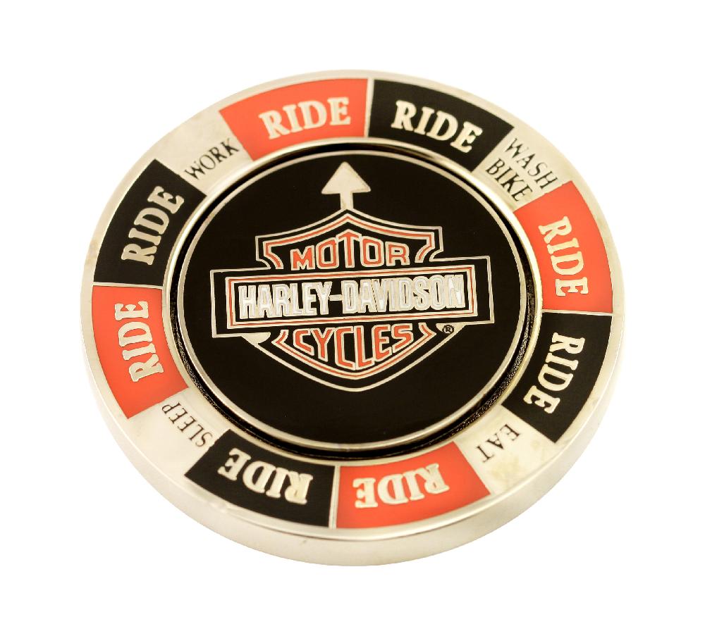 harley Ride Spinner Coin
