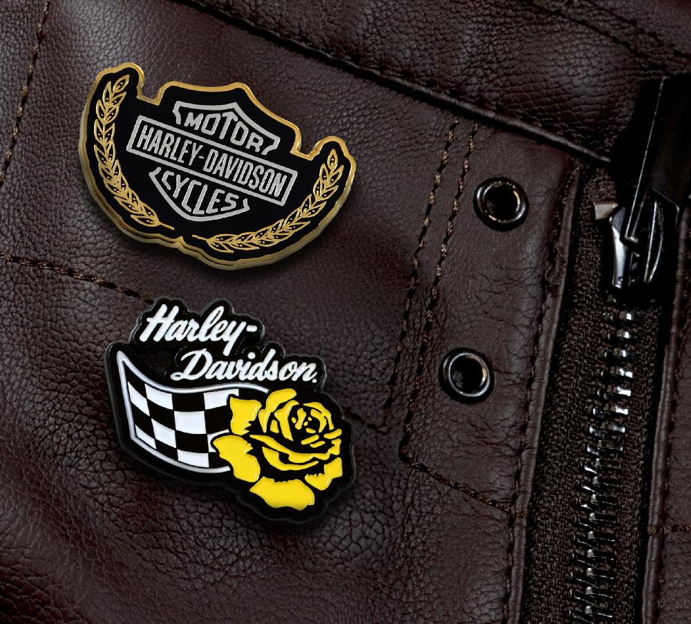 Harley Roman Shield Pin