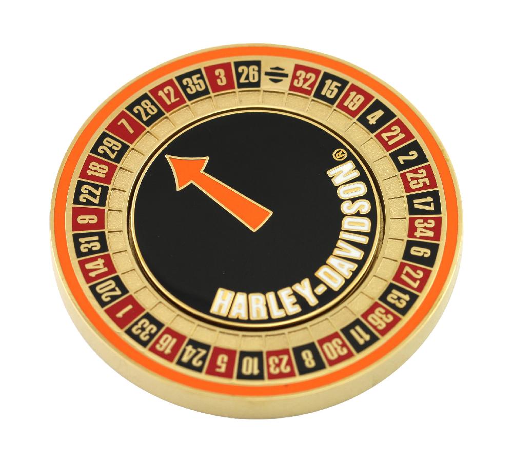 harley Roulette Spinner Coin