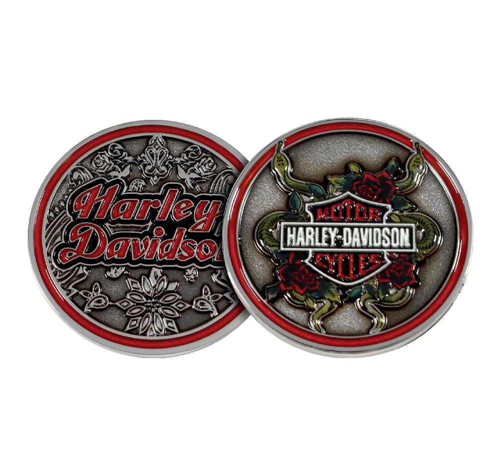Harley Serpants And Frills Coin