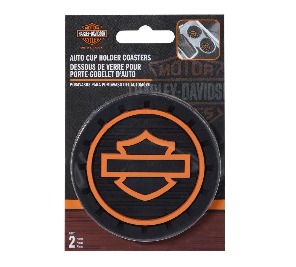 Harley Silhouette Auto Coaster 2 Pack