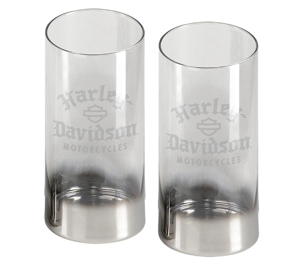 harley Silver Ombre Highball Set of 2