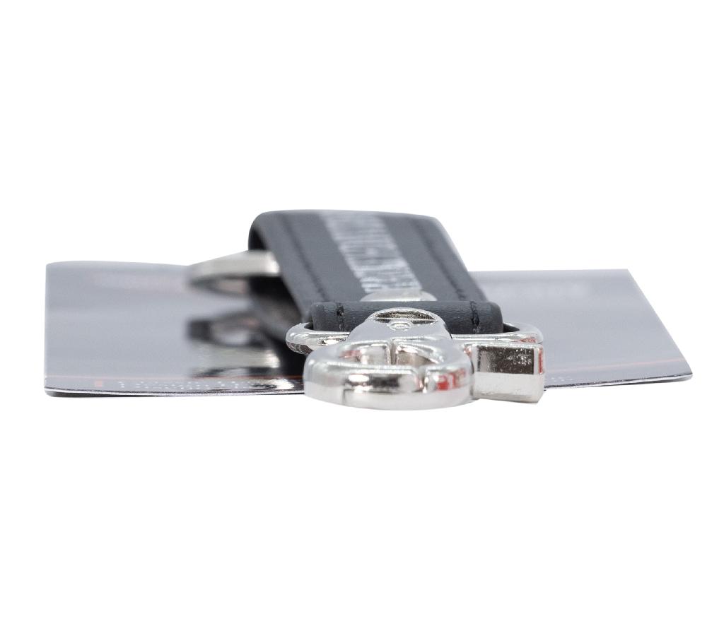 Harley Skull Design Black Strap Key Chain