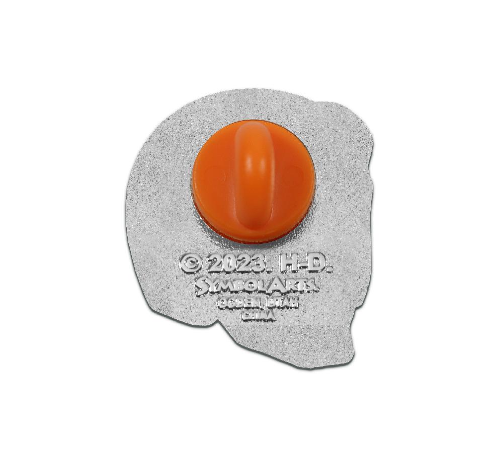 Harley Skull Flag Pin