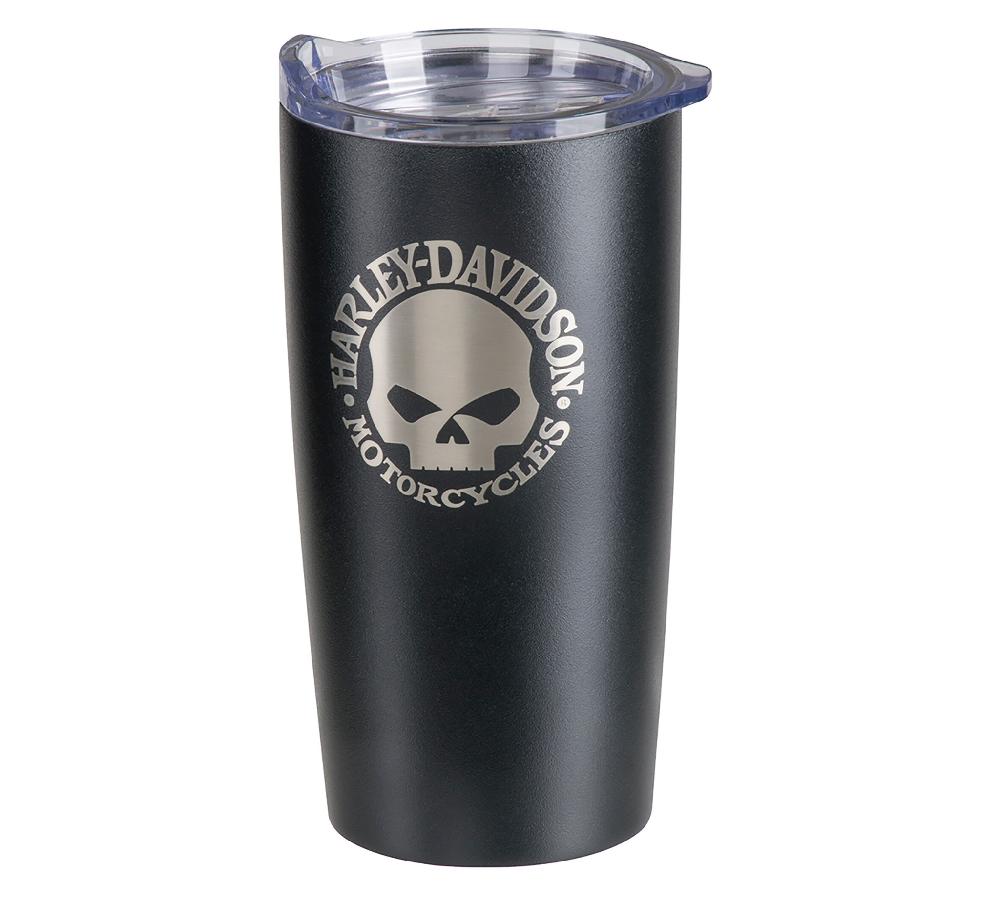 harley Skull Travel Coffee Mug