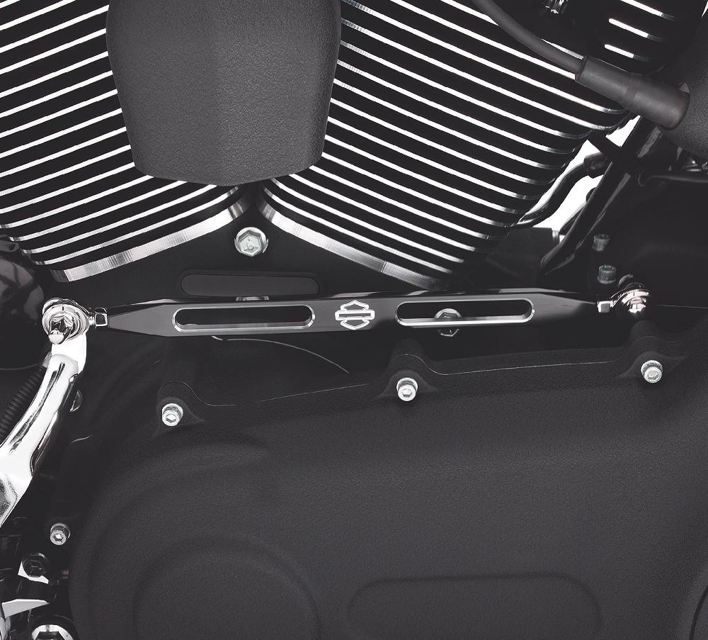 Harley Slotted Black Anodized Gear Shift Linkage