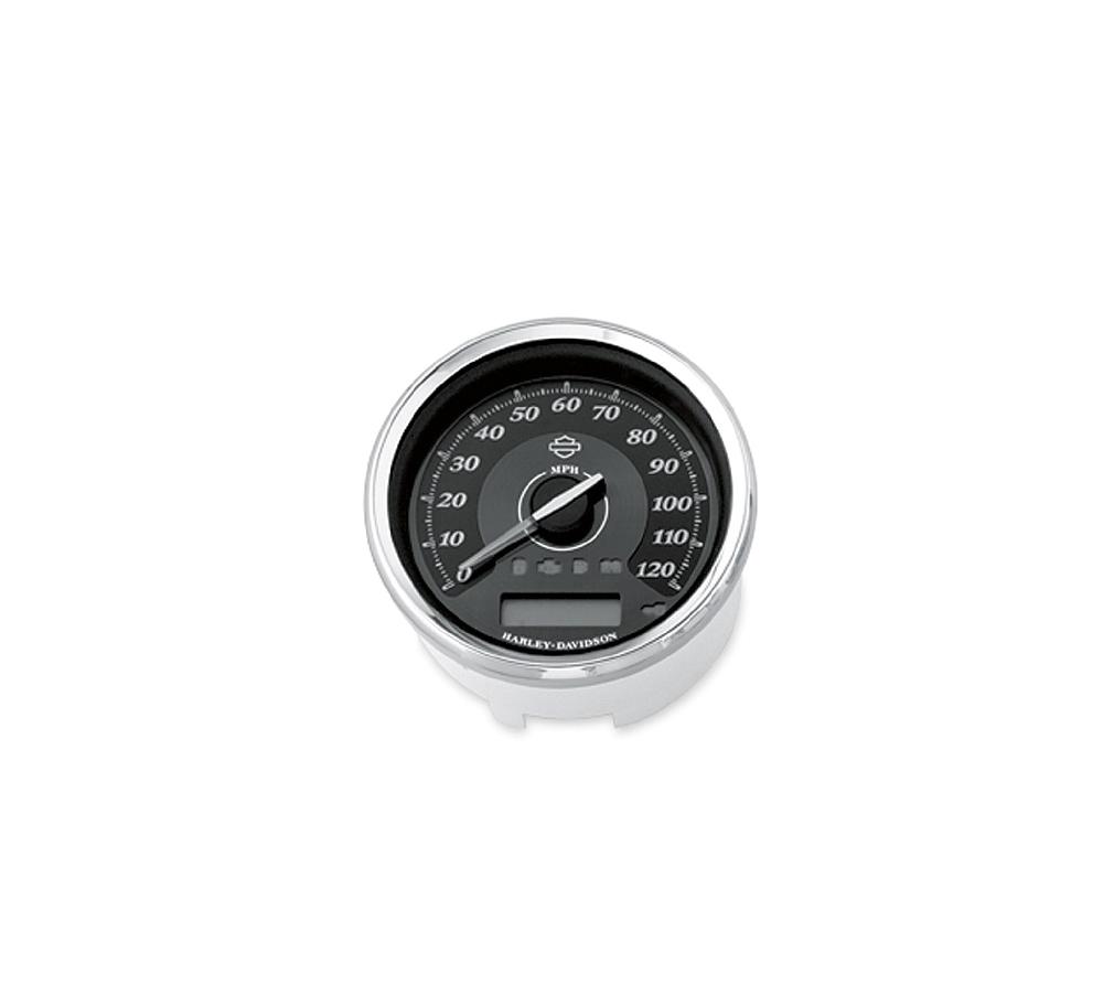 harley Speedometer Titanium Face Gauge